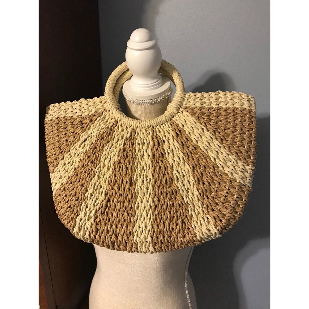 Nollia Woven Straw Handbag Purse
